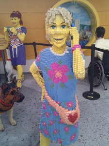 kid made from lego in legoland florida