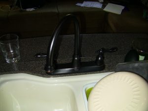 RV Kitchen Sink and Faucet