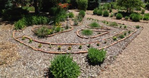 Centennial Garden Brick Design Edging - Comstock Nebraska