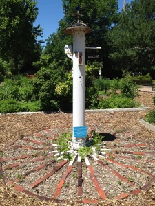 Centennial Garden Signpost - Comstock Nebraska