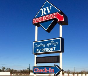 Cooling Springs easy to find RV Park in Lake Charles Louisiana
