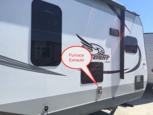 Jayco travel trailer furnace exhaust