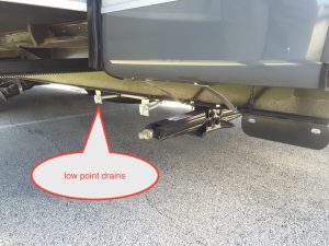 Jayco travel trailer low point drains