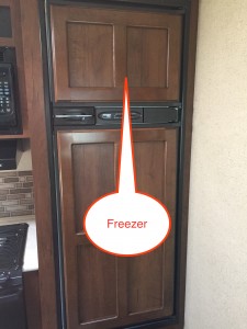 Jayco travel trailer refrigerator - freezer