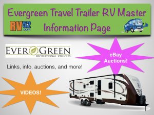 evergreen travel trailer rv master info page