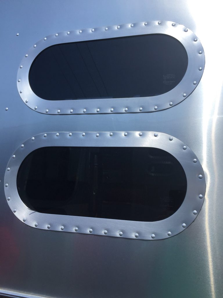 Airstream International Moon Windows Up Close