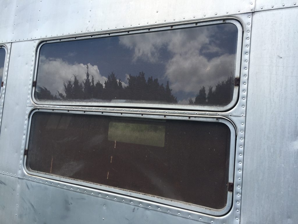 1952 Royal Spartanette Before ANY Restoration Work - passenger side window pair 2