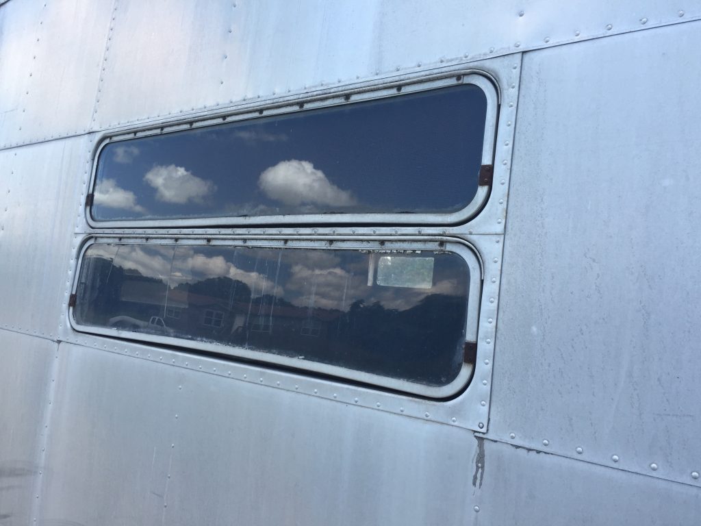 1952 Royal Spartanette Before ANY Restoration Work - passenger side window pair 3