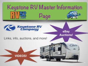 keystone rv travel trailer master info page