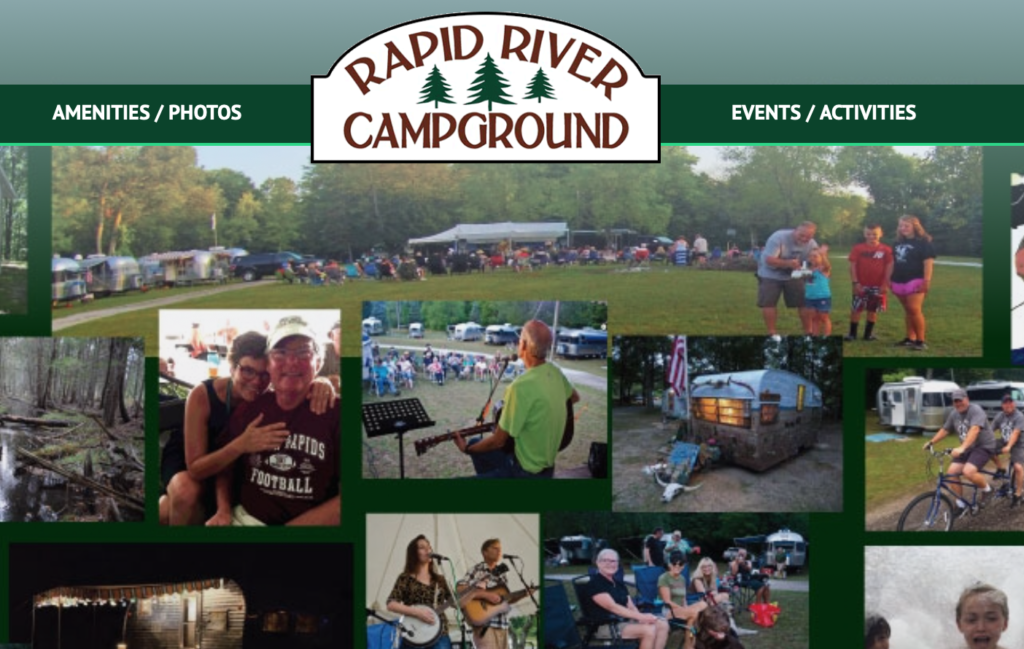 Rapid River Campground RV Park Michigan Concerts Tickets Fun