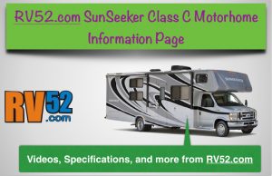 sunseeker class c motorhome rv master info page