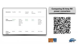 comparing 55 amp RV power converters