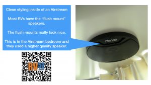 rv home theater and audio system airstream bedroom surface mount rv speaker