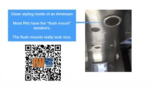 rv home theater and audio system flush mount airstream