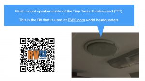 rv home theater and audio system flush mount low cost rv speaker