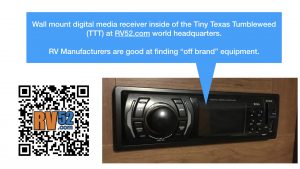 rv home theater and audio system wall mount low cost