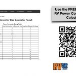 rv power converter size calculator