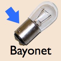 bayonet light bulb example