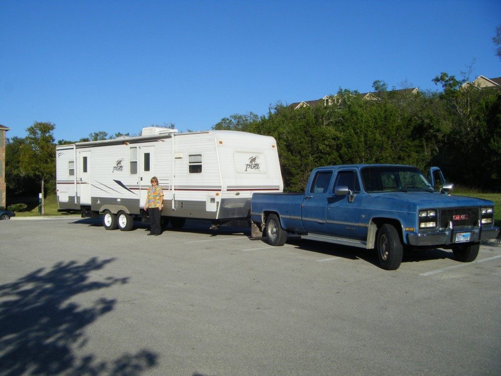 RV Towing Travel Trailer