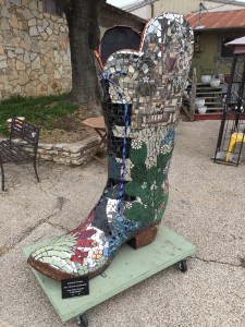 The Hill Country Landscapes Cowboy Boot