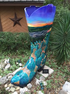 The Cacti Sunset Cowboy Boot