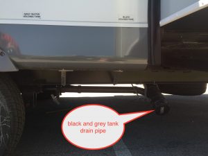 Jayco travel trailer holding tank drain pipe