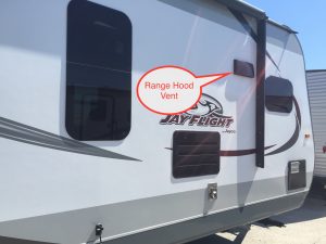 Jayco travel trailer microwave and range hood