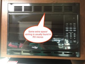 Jayco travel trailer microwave venting