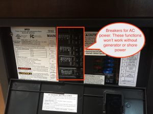 Jayco travel trailer rv power distribution panel - breakers