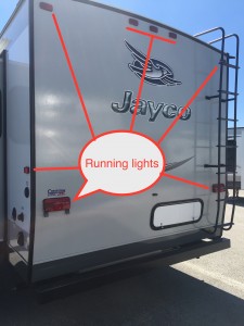 Jayco travel trailer rear running lights
