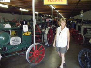 Antique tractors by the year at Pioneer Village