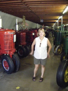 Antique tractors by the year at Pioneer Village