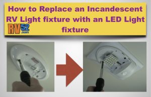 how to replace an rv light fixture with an led light fixture