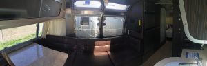 Airstream International Interior View Over Couch Windows