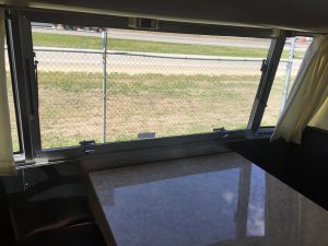 Airstream International Kitchen Table Window