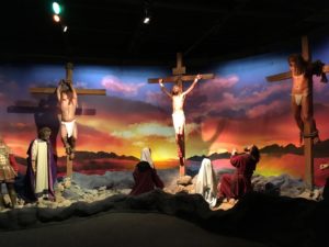 Christ on the cross Diorama at Ripley's Museum