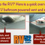 RV Bathroom Vent and Fan Switch - Primer and Overview