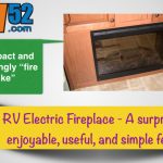 RV Fireplace Insert Electric Heater