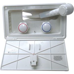 Typical RV External Shower Box Kit from Fontana