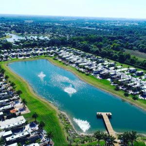 Cypress Trail Fort Myers Florida RV Park Amazing Aerial