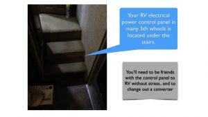 replacing the RV power converter 003 - power control panel