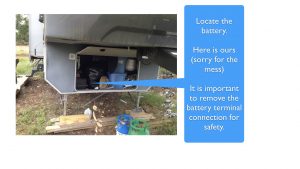 replacing the RV power converter 010 remove battery terminal